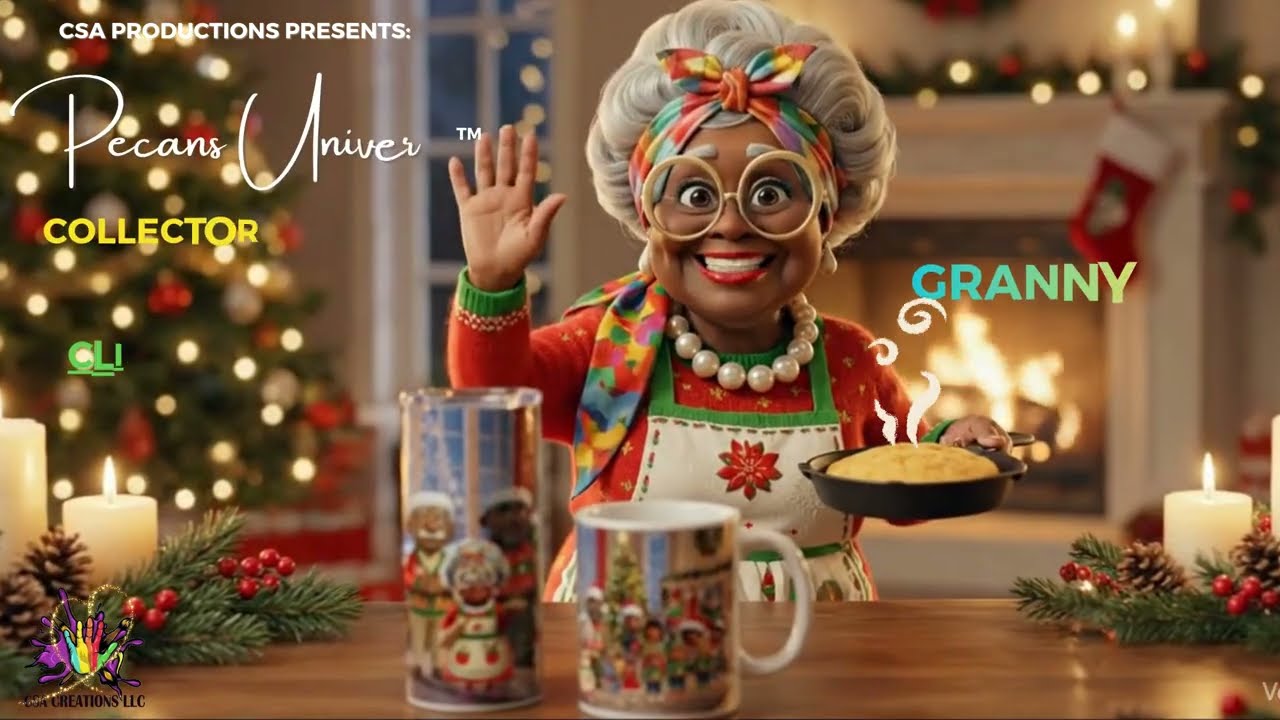 Pecans Universe Holiday Tumbler & Mug | Granny P Christmas Collection