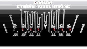 Roblox Studio Model Making - Undertale Last Breath Sans  - ||REMODEL||