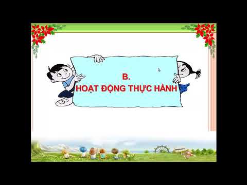 Video Bài giảng Tin học lớp 5 - Bài 5: Luyện tập về thủ tục - YouTube