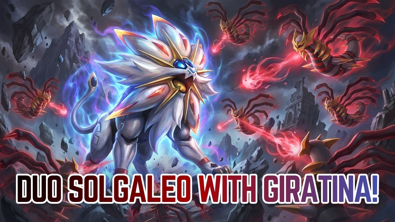 DUO! Solgaleo HAUNTED by Giratina Shadow Ball!