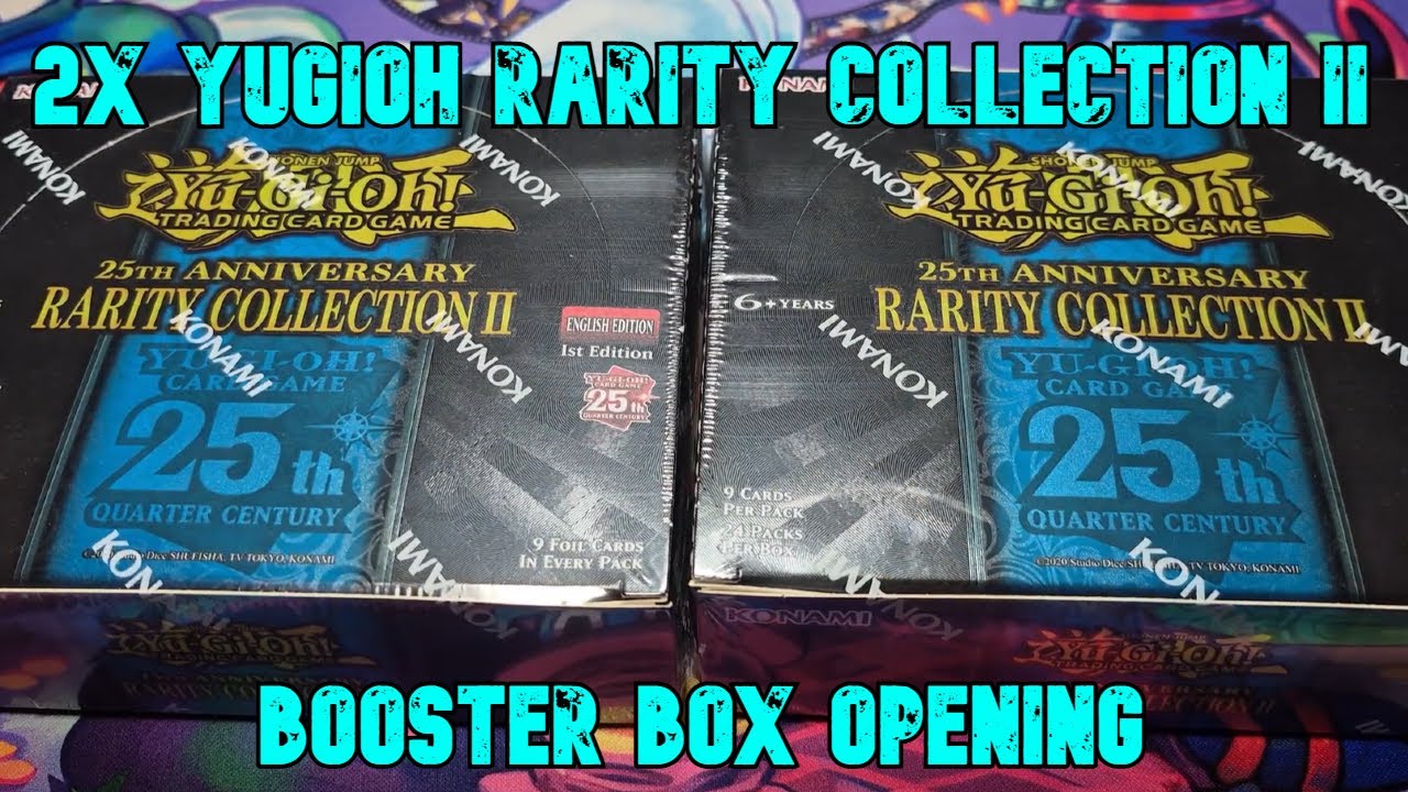 2x Yugioh Rarity Collection II Booster Box Pack Opening - 25th