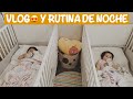 VLOG 🧡+ RUTINA DE LA NOCHE ( les muestro los productos de cabello de las bebes)