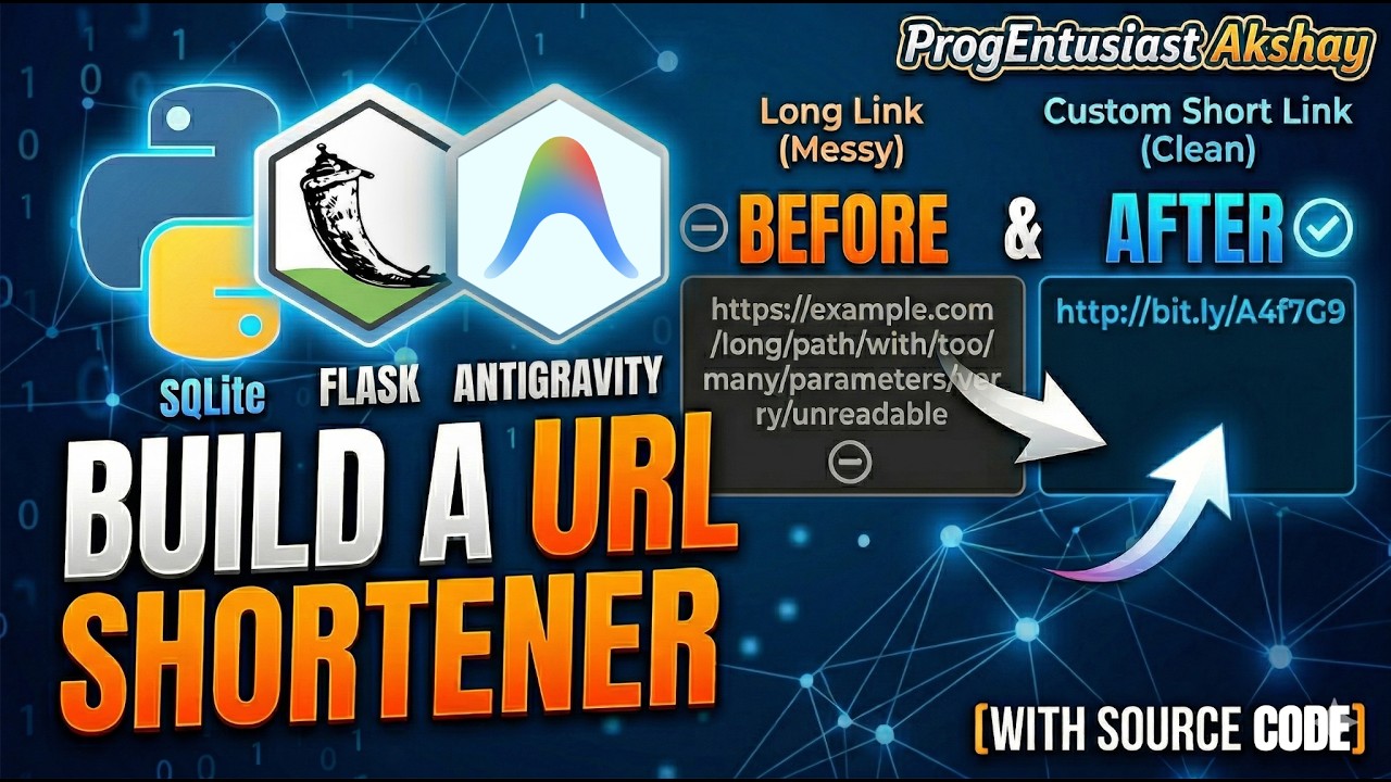 How to Build a URL Shortener with Flask, SQLite, and Python - YouTube