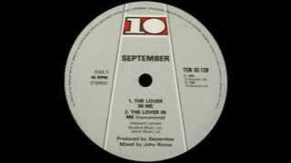 SEPTEMBER - the lover in me 85