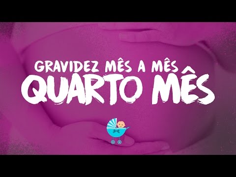 Vídeo: Qual é O Tamanho Da Barriga No Quarto Mês