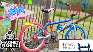 Help For Heroes Custom BMX Build for Patriot Magnets 24 Hour Charity Meet Raffle by White Welly BMX Restorations 511 views 1 year ago 2 minutes, 23 seconds
