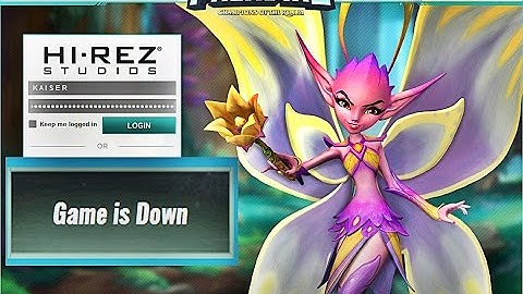 How to login in PALADINS when Server is DOWN?