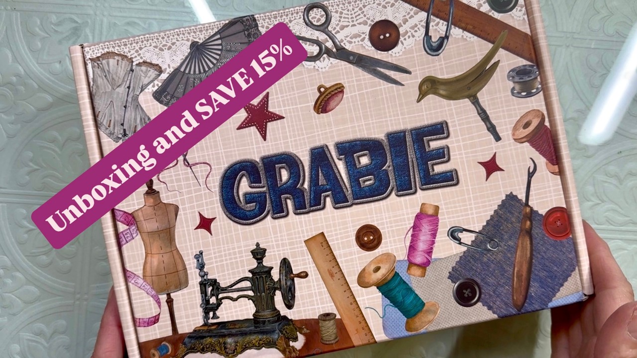 2026 GRABIE Goodness! Sewing ephemera kit and collage book!