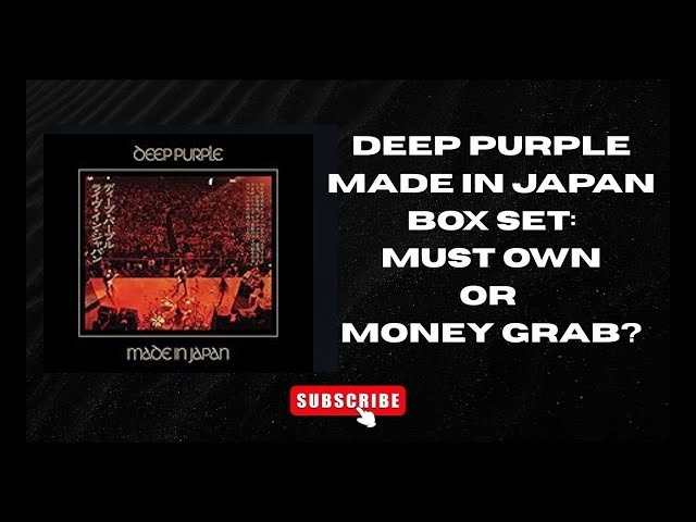Deep Purple Made In Japan Box Set: Must Own or Money Grab? - YouTube