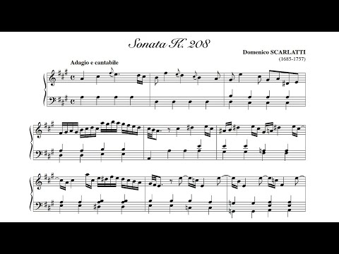 Scarlatti: Sonata in A major K. 208 - Anthony di Bonaventura, 2001