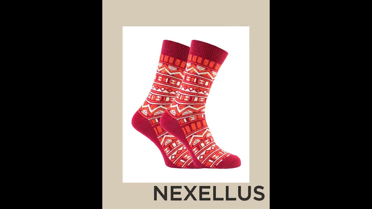 2 Pairs Mens Vintage Patterned Cotton Sock