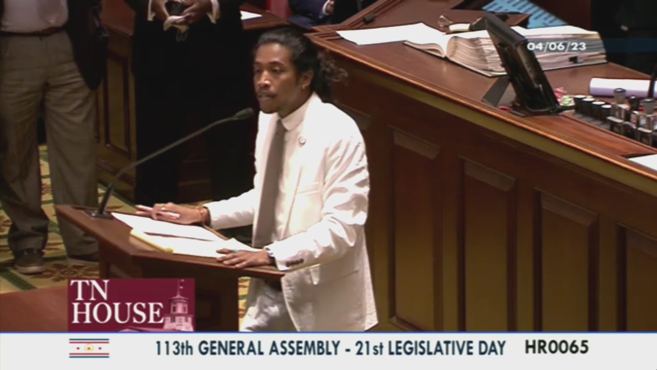 'Tennessee Three' Expulsion Vote Rep. Justin Jones Part 1 YouTube