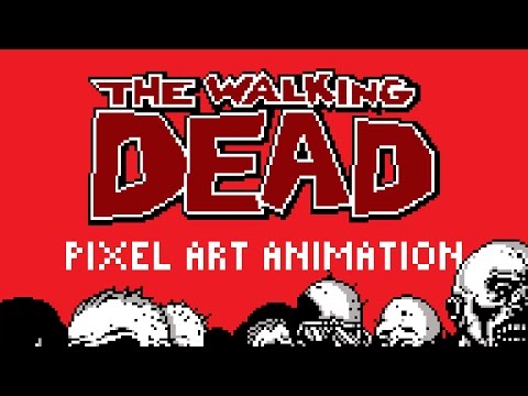 The Walking Dead Pixel Art Animation by PXLFLX