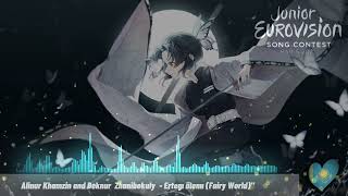 Alinur Khamzin and Beknur Zhanibekuly - Ertegı älemı [Nightcore version] Kazakhstan 🇰🇿 |JESC 2021|