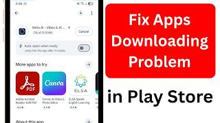 How to Fix Apps Downloading Problem on Google Play Store
