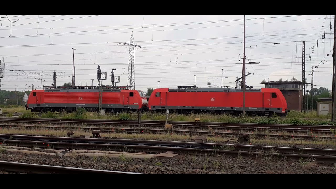 Bomardier TRAXX "185 339-9" & Siemens Eurosprinter ES 64 F4 "189 028-4" • Rangierfahrt