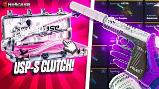 THE USP-S SAVED ME AT THE LAST MOMENT!! - HELLCASE PROMO CODE - HELLCASE