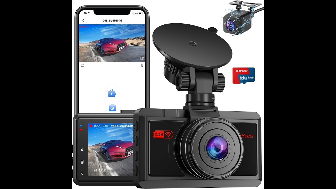 Dash Cam Per Visione Notturna, Dash Cam Per Auto Grandangolare Da 170 Gradi 1080p 30fps Con Capacita Di Archiviazione 79246247