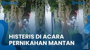 Bak Kesurupan, Pria Menangis di Acara Pernikahan, Diduga Tak Terima Sang Mantan Dipinang Pria Lain
