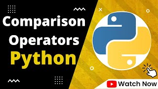 Comparison Operators in Python || Python Tutorial || #python