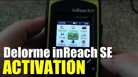 Garmin InReach SE - How to Activate (New User)