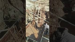 🏠Column Dowel Reinforcement Details ll Column Footing #shortvideos #home #shortsfeed #viralvideo