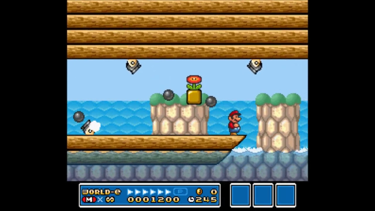 SMB3 (SMAS) - World 6 Battleship (SMB3 Kai)