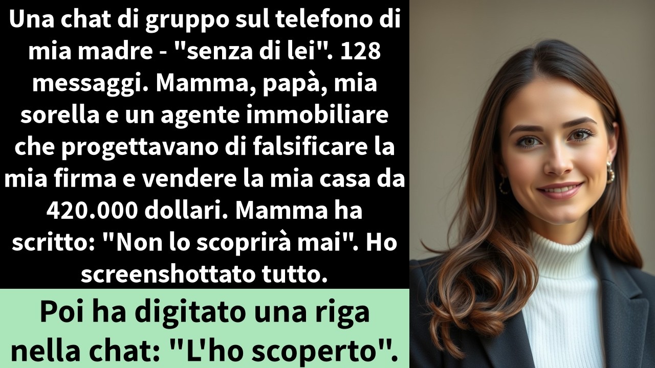 Seduta nella cucina dei miei genitori, in un martedì sera qualunque, presi il telefono di mia madre solo per controllare l’ora. Lo schermo era aperto su una chat di gruppo che non conoscevo. Si...