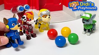 Best Marble Maze Building Block Toy Learning Videos for Kids with Paw Patrol toys