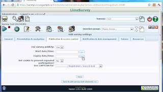 LimeSurvey How To Step 7
