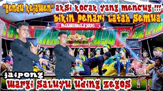 JAIPONG || GENDU KEJAWEN || WARGI SALUYU UDING GEZOS || Aksi penjug yang bikin penari latah semua