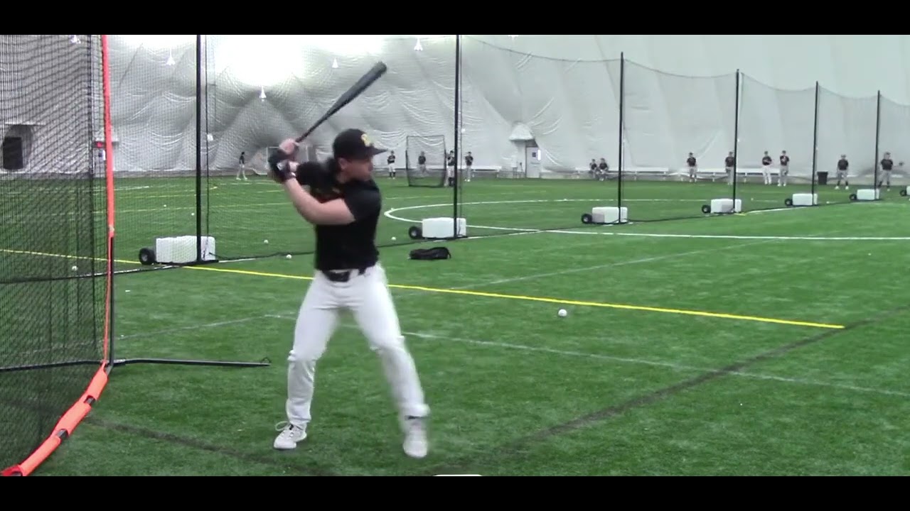 Anthony Denora Batting practice