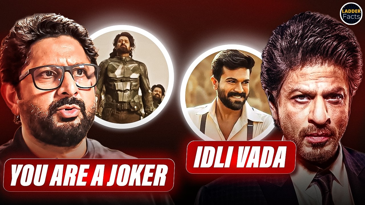 SOUTH vs BOLLYWOOD 🥊 | The Future of Indian Cinema | Arshad Warshi vs Prabhas Vs SRK Vs Ram Charan 🔥