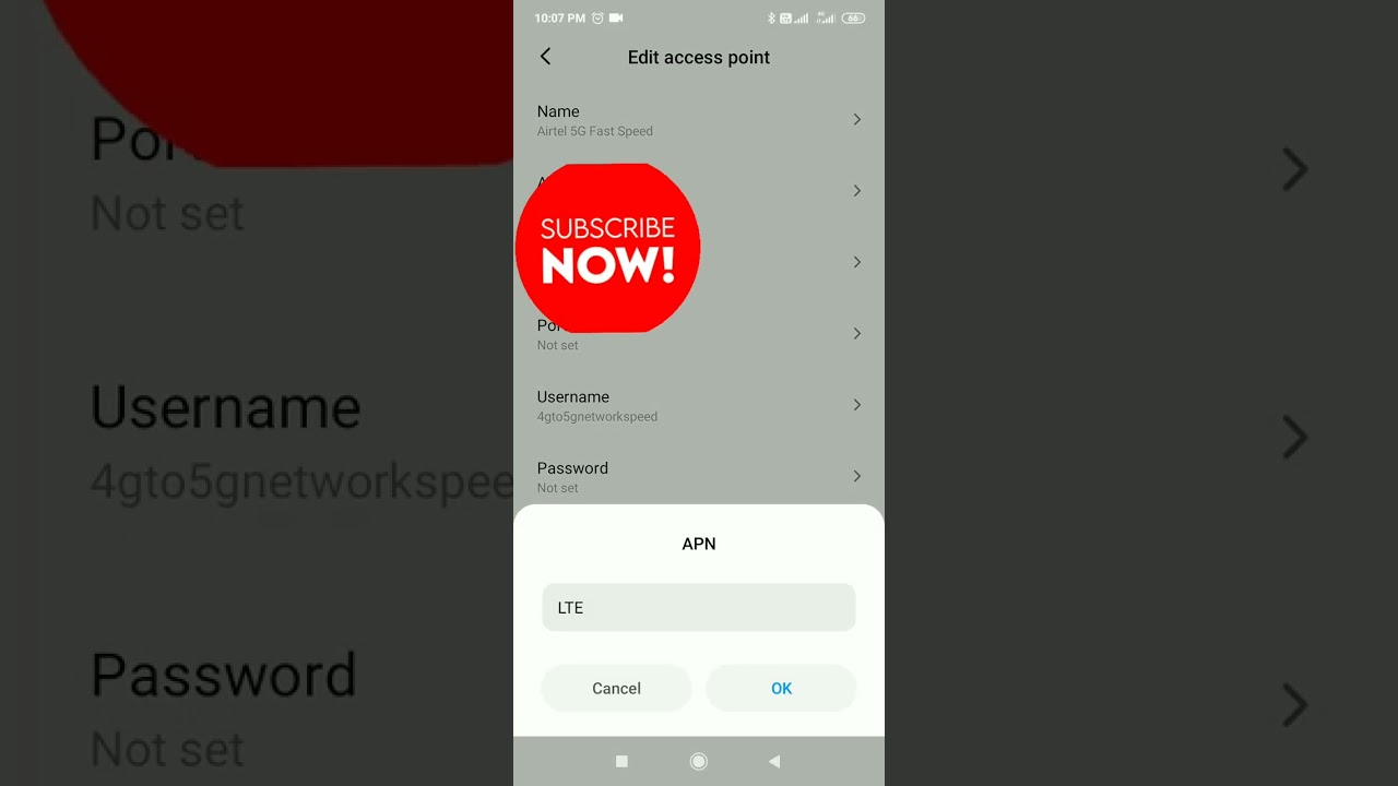 Airtel Fast 5G Apn Settings  2023 | Airtel network Problem Solve 
