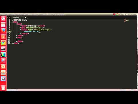 دورة javascript : الدرس الثاني التعرف على document write