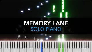 MEMORY LANE - Solo Piano