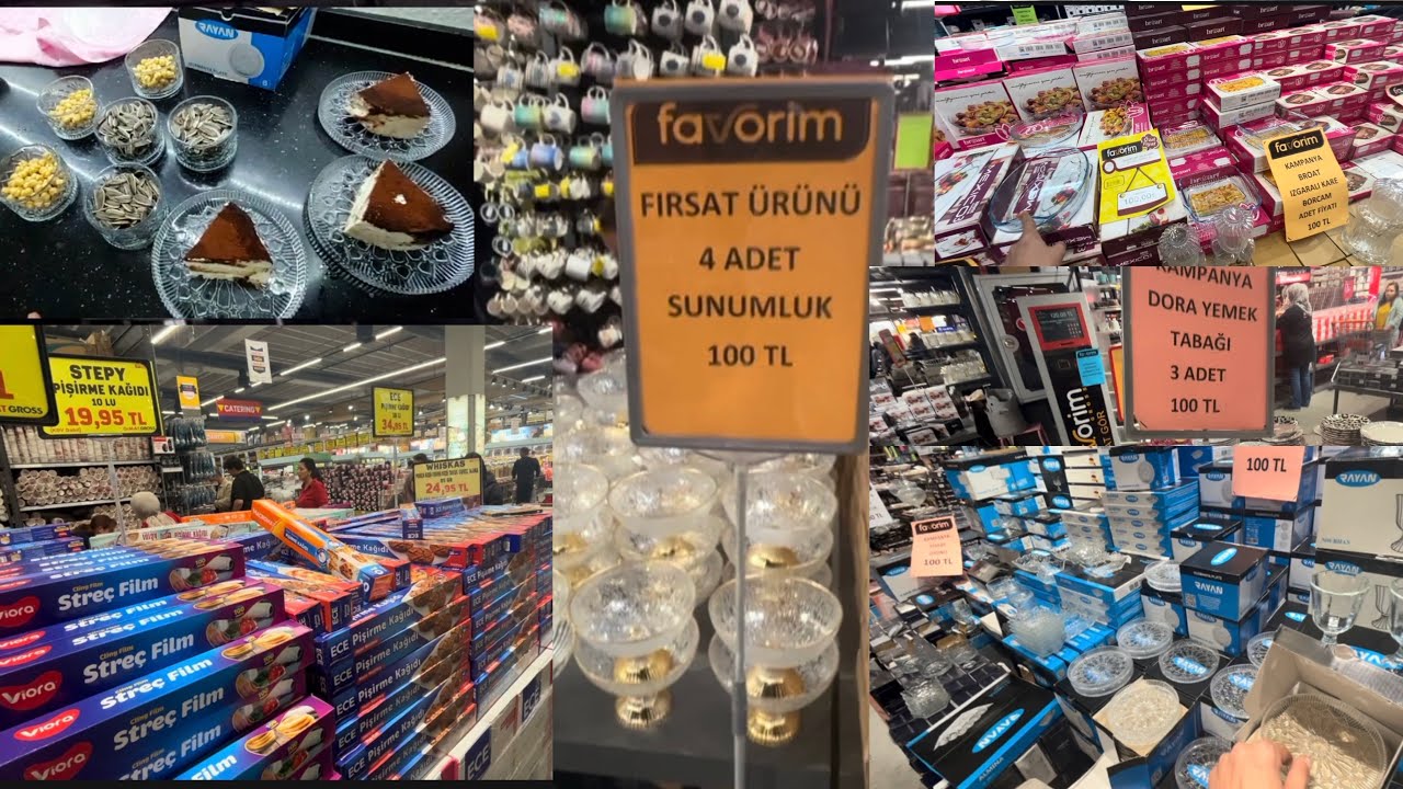 Ne Alırsan 100 tl 💥Neler Aldık✅Kıyamet Gibi Kalabalık
