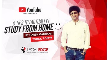 5 Tips to (Actually) Study from Home by Harsh Gagrani