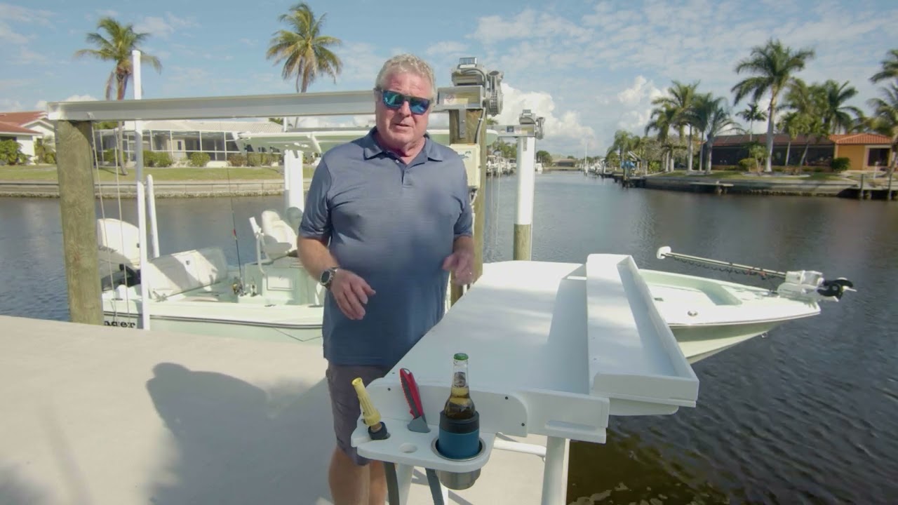 On My Dock: Boat Outfitters Fish Cleaning Table