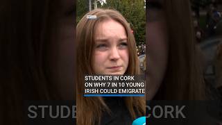 Students in Cork on why 7 in 10 young Irish could emigrate #RTÉNews #ireland