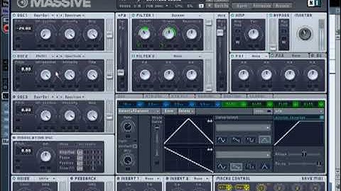 Wobble Bass Automation Editing in Massive & Cubase