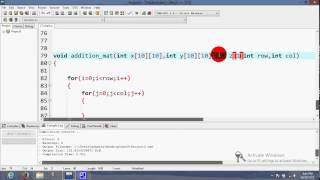 Fundamental of Data Structure : Addition Of Matrix