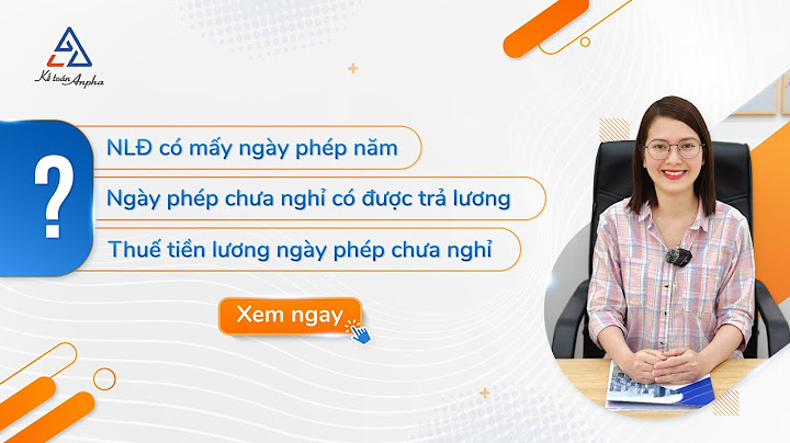 Hướng dẫn chế độ nghỉ phép năm