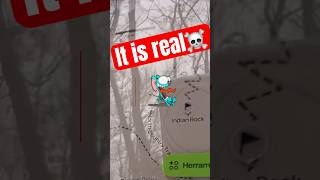 GPS on a hike in Pennsylvania on Indian Rock Trail #proof #pennsylvania #trail