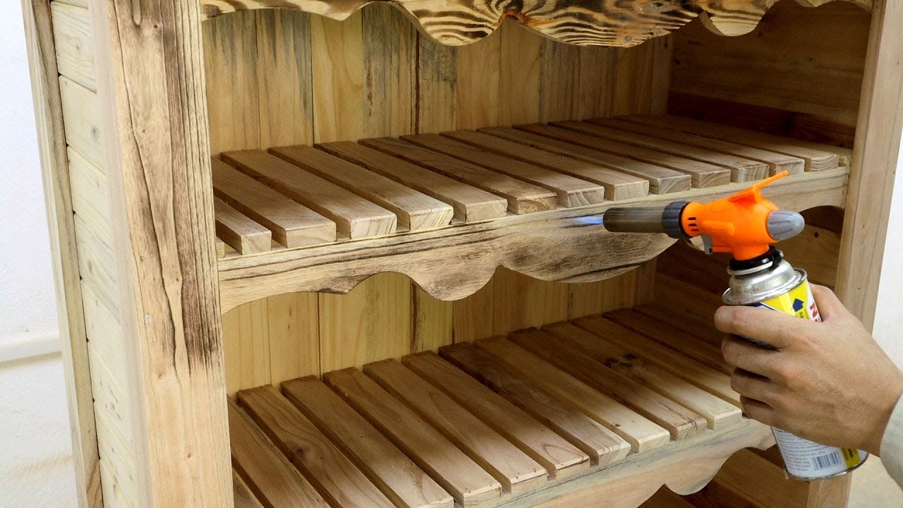 Extremely Unique Pallet Wood Recycling Project // Classic Style Kitchen