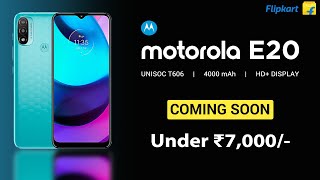 🔥 Motorola E20 With Unisoc T606 | ⚡ Moto E20 Specs, Price, Features, Launch Date In India, Review