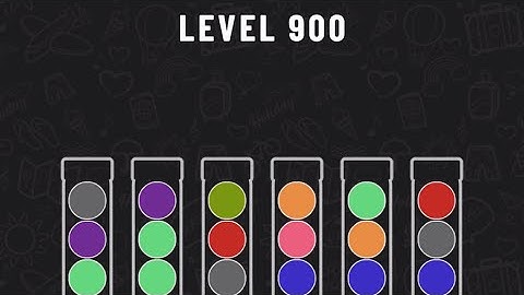 Ball Sort Puzzle Level 900 #ballsortpuzzle #ballsortpuzzlegameplay #puzzlegame #mobile games