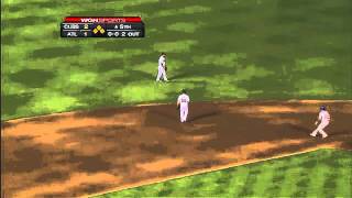 2011/08/13 Pena's two-run double