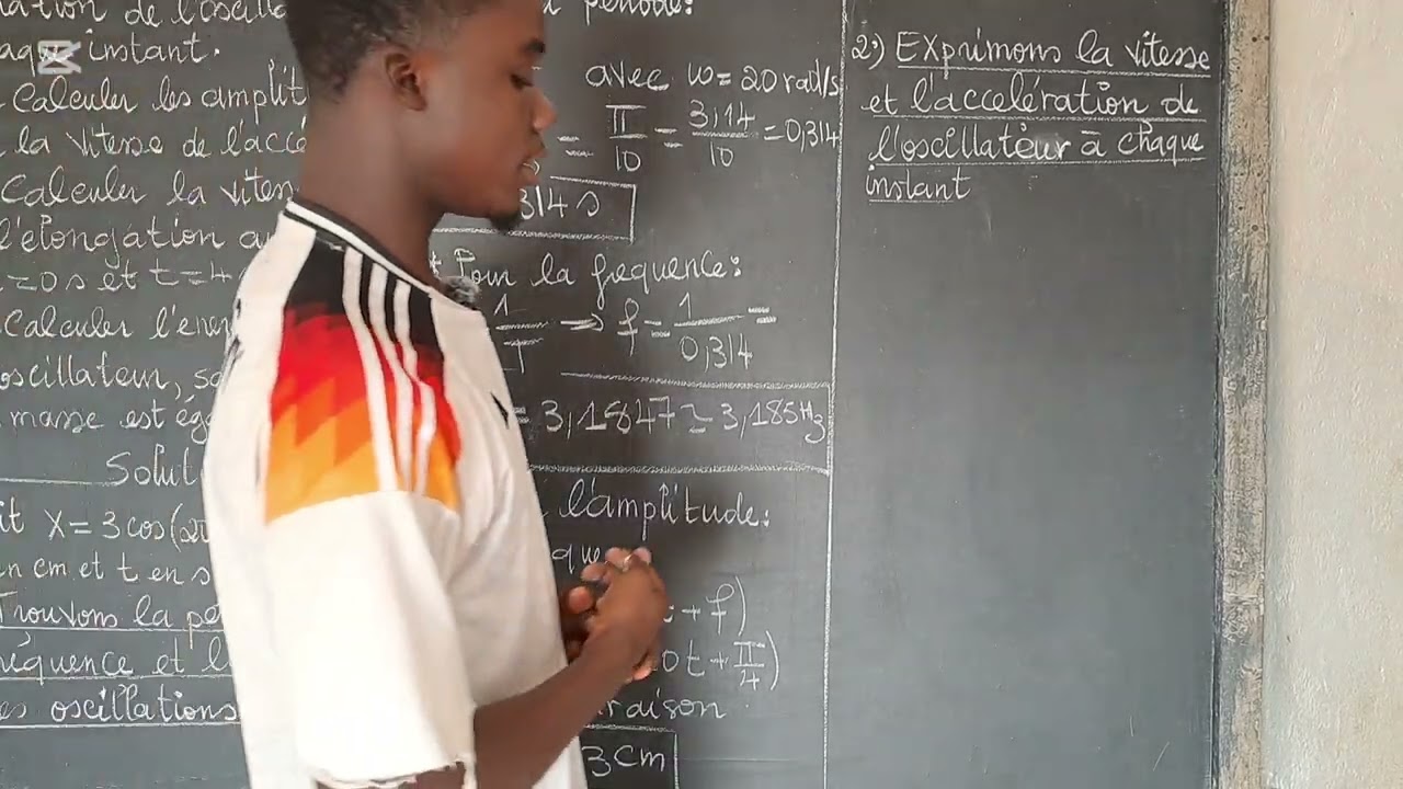 Pendule élastique partie 1/Exercices d'applications 