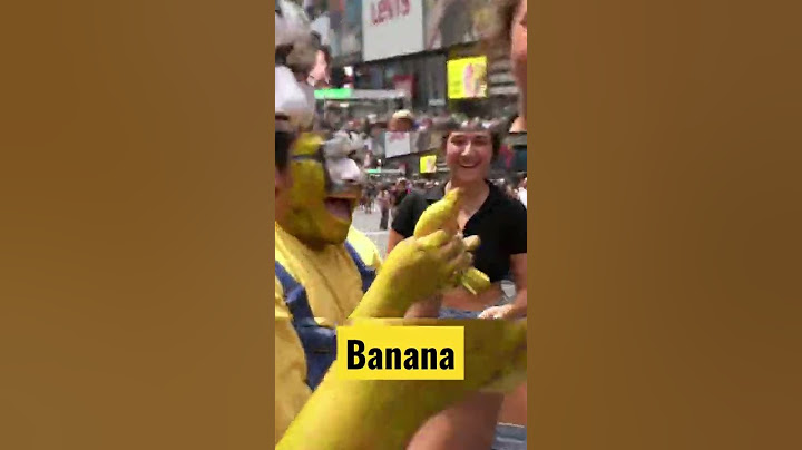 Girl Gives Minion a Banana #GentleMinions